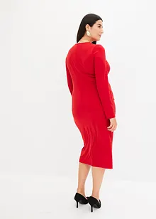 Robe en jersey à col asymétrique, bonprix