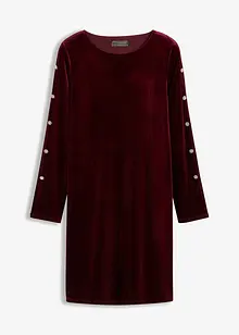 Robe courte en velours doux, bonprix