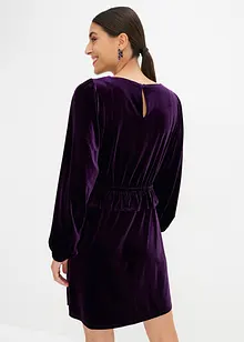 Robe courte en velours doux, bonprix