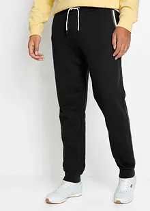 Pantalon de jogging à détails contrastants, 100% coton, bonprix