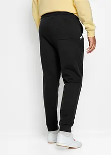 Pantalon de jogging à détails contrastants, 100% coton, bonprix