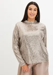 Blouse à sequins, bonprix