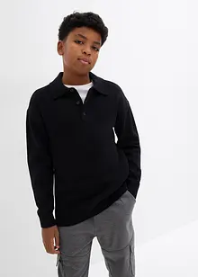 Pull garçon à col polo, bonprix