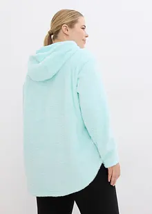 Pull long en polaire douce, oversize, bonprix