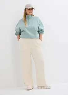 Pantalon velours côtelé à taille élastiquée, bonprix