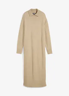 Robe en maille fendue sur les côtés, bonprix