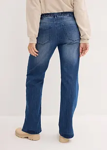 Jean large taille haute élastiquée, bonprix