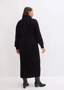 Robe en maille à col roulé, bonprix