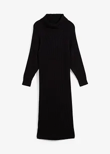 Robe en maille à col roulé, bonprix