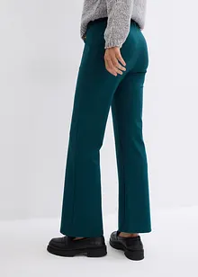 Pantalon en jersey flared, bonprix