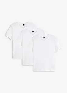 Lot de 3 T-shirts col V, bonprix