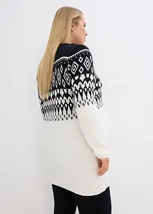 Pull long en maille 2en1 pour la grossesse et l'allaitement, bonprix