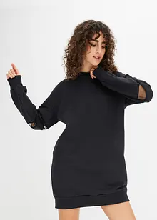 Robe en molleton à empiècements en mesh, bonprix