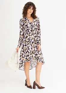 Robe midi à fronces, bonprix