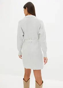 Robe en maille à col polo, bonprix