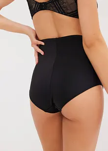 Panty sculptant rehaussé de dentelle, maintien modéré, bonprix