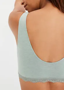 Lot de 2 brassières avec coton, bonprix