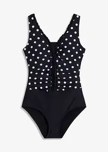 Maillot 1 pièce sculptant, maintien modéré, à fronces, bonprix