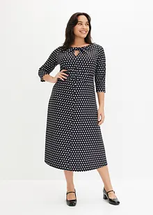 Robe midi en matière néoprène douce, bonprix