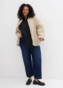 Chemisier oversize en coton, manches 3/4, bonprix