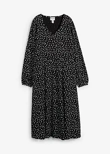 Robe en jersey coton, longueur midi, bonprix