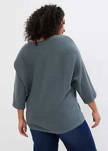 Pull côtelé oversize en viscose mélangée, bonprix