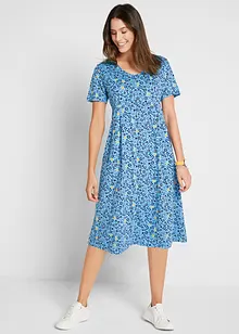 Robe en jersey de coton, longueur midi, bonprix