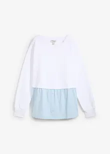 Sweat 100% coton, bonprix