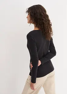 T-shirt manches longues 100% coton, bonprix