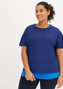 T-shirt 2en1 pratique, séchage rapide, bonprix