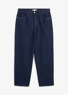 Jean droit extensible, coupe loose, bonprix
