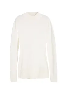 Pull basique en fine maille à col montant, bonprix