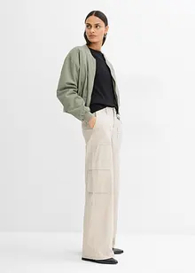 Pantalon cargo en coton extensible, bonprix