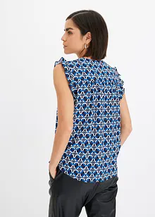 Blouse sans manches imprimée, bonprix