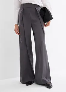 Pantalon évasé à pinces, bonprix