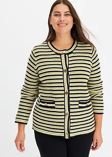 Gilet en maille à boutons élégants, bonprix