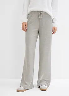 Pantalon en jersey rayé à cordon de serrage, bonprix