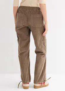 Pantalon cargo en velours côtelé, bonprix