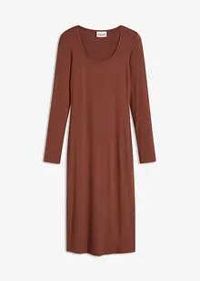 Robe midi côtelée, bonprix