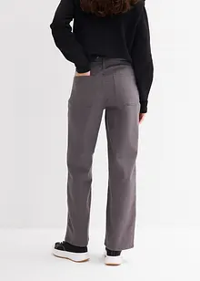 Pantalon en twill de coton élastiqué, bonprix