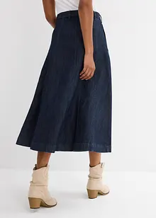 Jupe midi en jean, bonprix