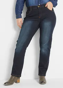Jean droit slim, taille mi-haute, extensible, bonprix