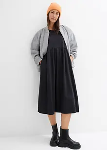 Robe évasée en jersey de coton épais, bonprix
