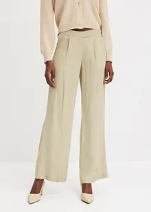 Pantalon à pinces en Lyocell, bonprix
