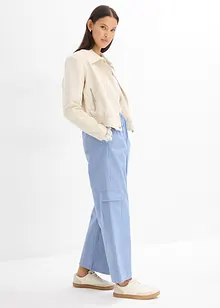 Pantalon cargo à taille élastiquée, bonprix