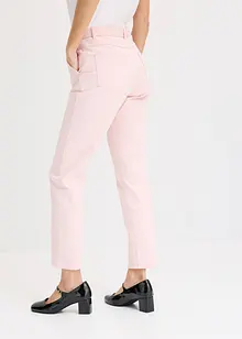 Pantalon 7/8 en twill avec ceinture, bonprix