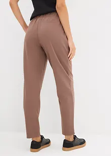 Pantalon en molleton, taille élastiquée, bonprix