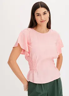 Top blouse en douce viscose mélangée, bonprix