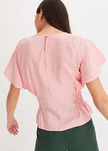 Top blouse en douce viscose mélangée, bonprix