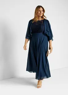Robe longue avec dentelle, bonprix